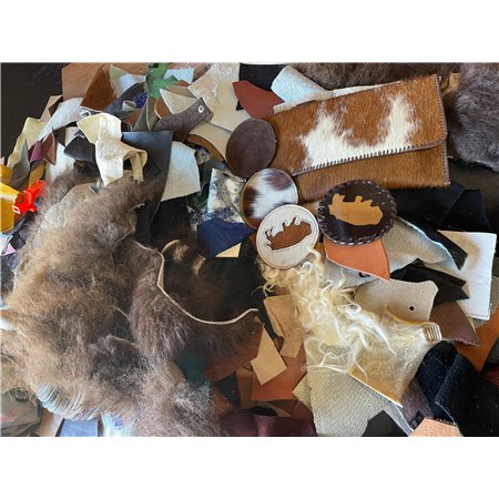 Leather Scraps per Pound