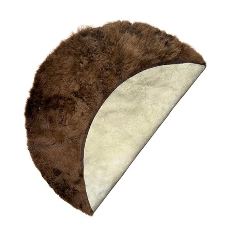 Bison Hair-On Round Rug Round