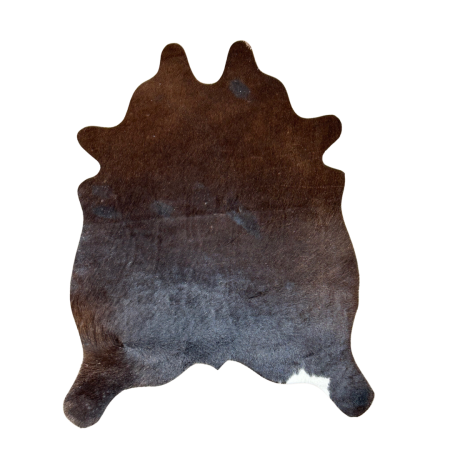 Mini Cowhide Hair-On Cut-Out Solid Color Rug | Premium Quality