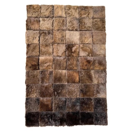 TRAHIDE Handcrafted Bison Rug - Natural Cowhide Leather - USA Made