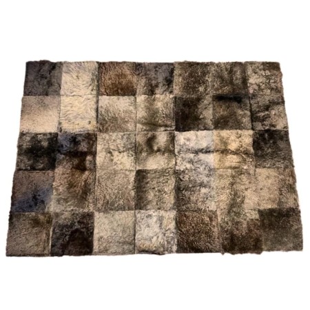 TRAHIDE Handcrafted Bison Rug - Natural Cowhide Leather - USA Made