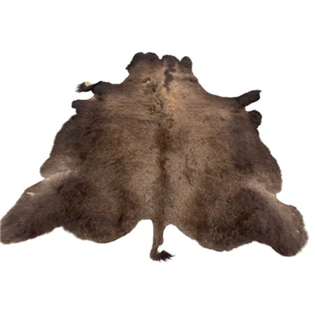 Bison/Buffalo Hair-On Good Second Grade Hide Large