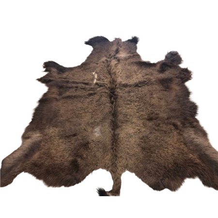 Bison/Buffalo Hair-On Good Second Grade Hide Large