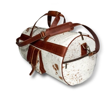 Cowhide Hair-On Duffle Bag Maverick Model