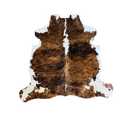 Cowhide Hair-On Brindle Rug