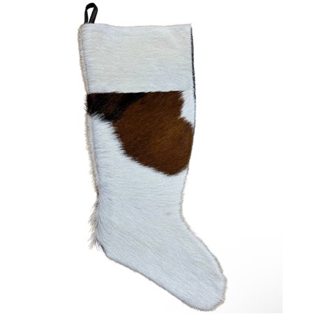 Cowhide Christmas Stocking Plain