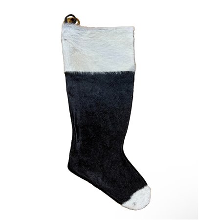 Cowhide Christmas Stocking Plain