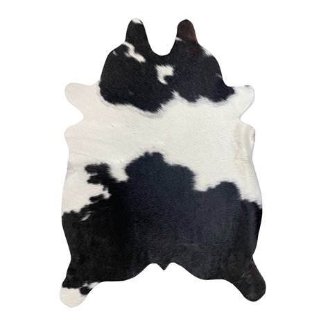 Mini Cowhide Hair-On Cut-Out Bi-Color Rug