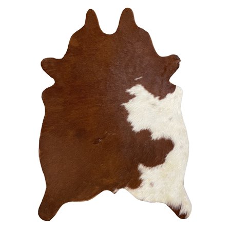 Mini Cowhide Hair-On Cut-Out Bi-Color Rug