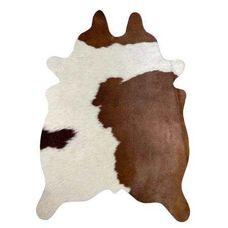 Mini Cowhide Hair-On Cut-Out Bi-Color Rug