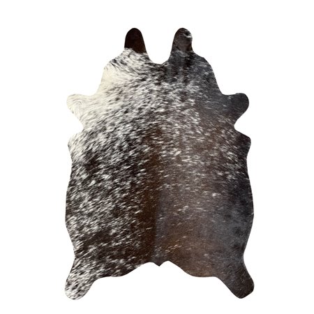 Mini Cowhide Hair-On Cut-Out Speckled Rug