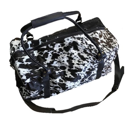 Cowhide Hair-On Duffle Bag Roamer Model