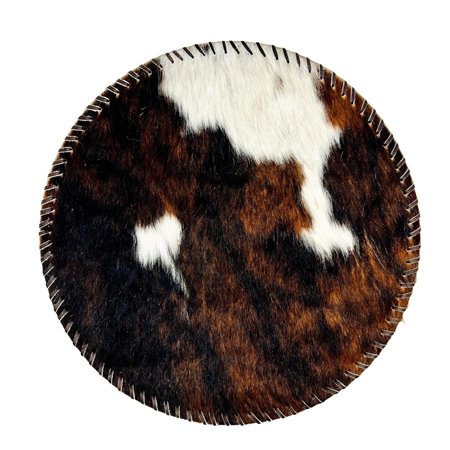 Cowhide Placemats & Coasters Rounded