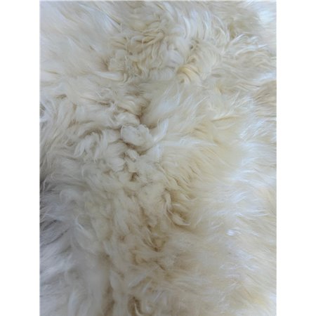 Sheepskin Rug Natural Ivory Plush Large